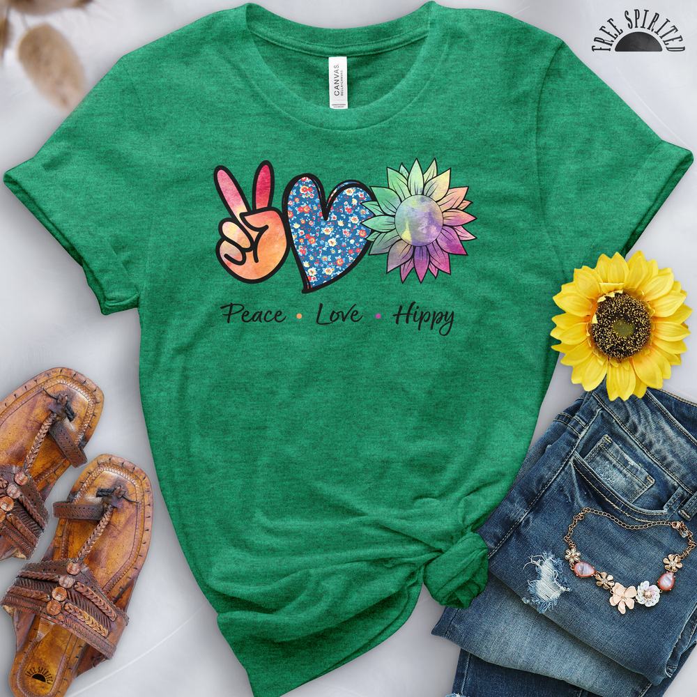 Peace Love Hippy Tee - Image 7