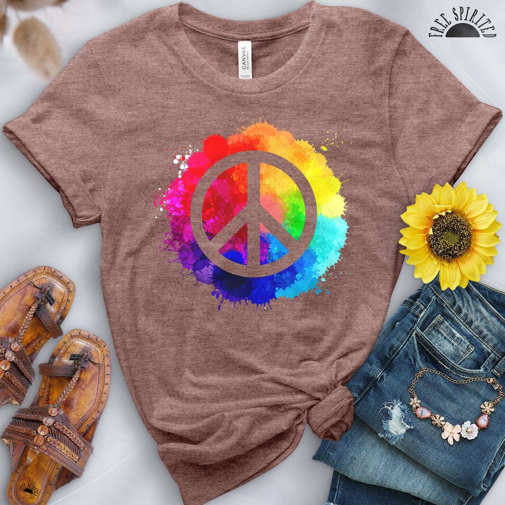 Peace Sign World Peace Tee - Image 10