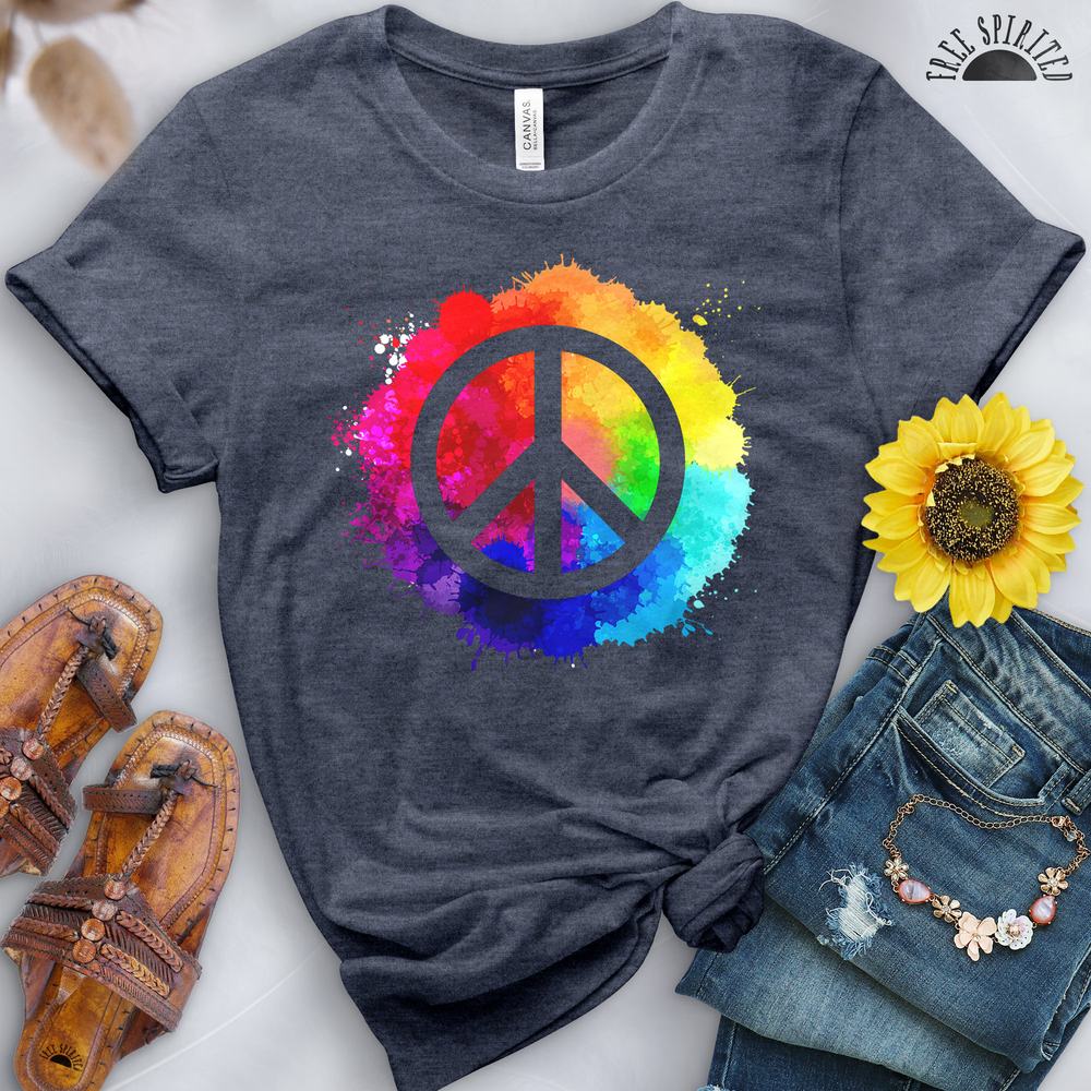Peace Sign World Peace Tee - Image 11