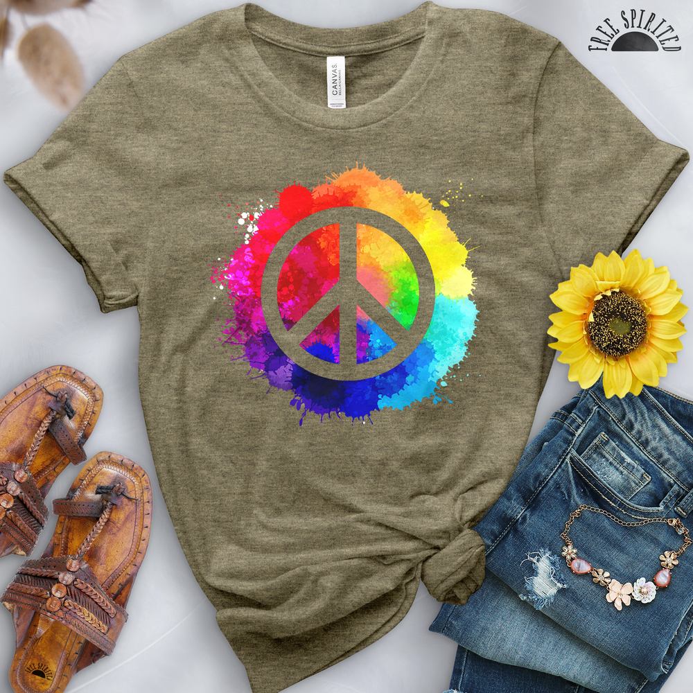 Peace Sign World Peace Tee - Image 12