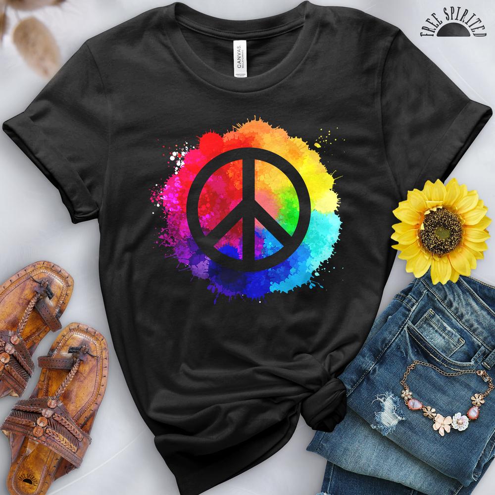 Peace Sign World Peace Tee - Image 2