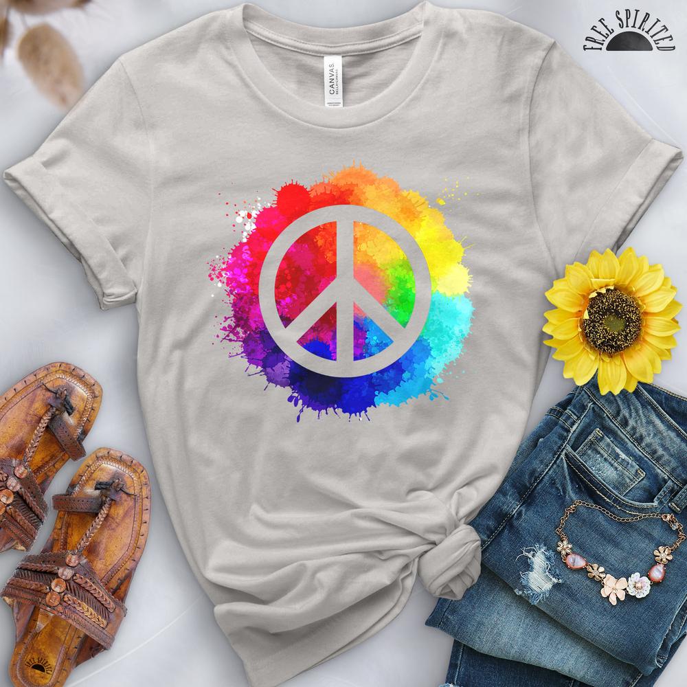 Peace Sign World Peace Tee - Image 3