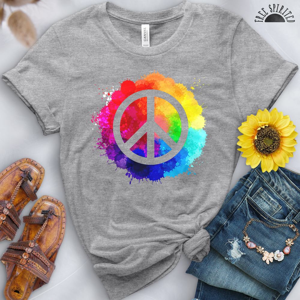 Peace Sign World Peace Tee - Image 6