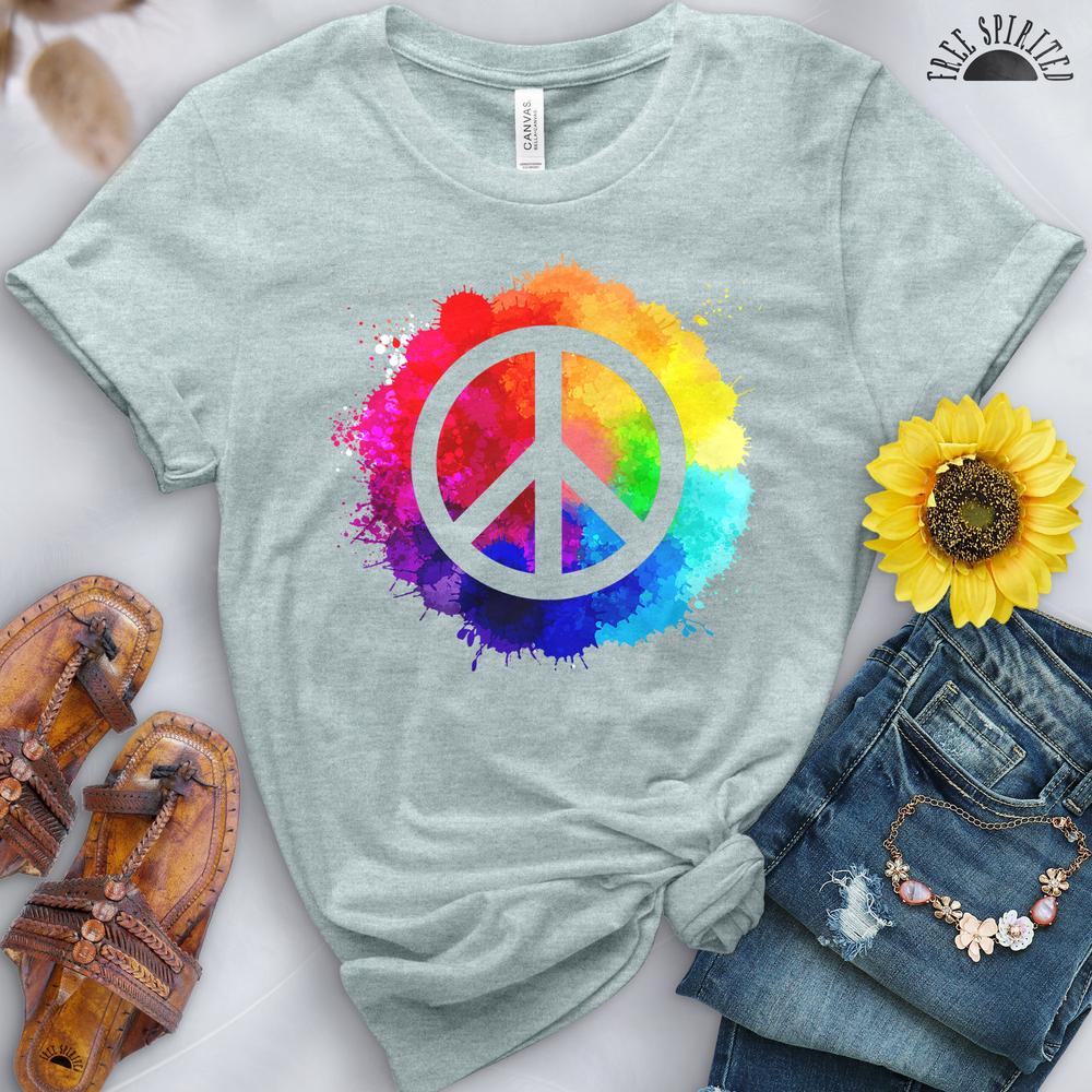 Peace Sign World Peace Tee - Image 8