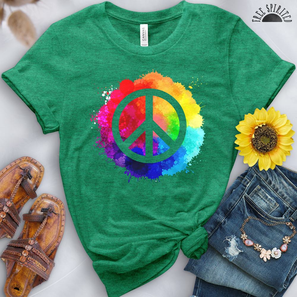 Peace Sign World Peace Tee - Image 9