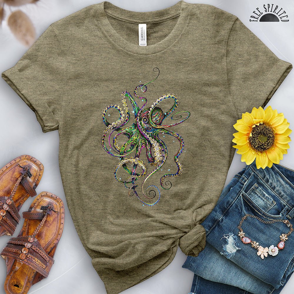 Psychedelic Octopus Tee - Image 11