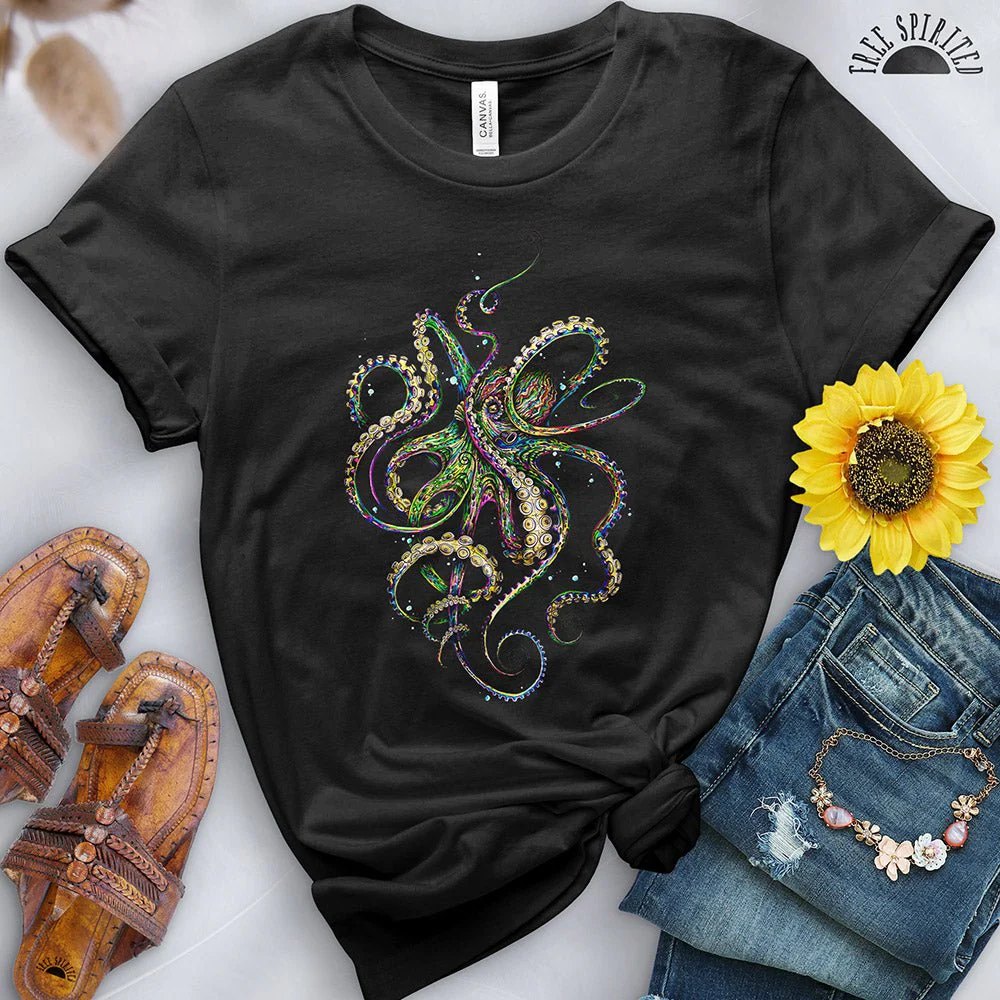 Psychedelic Octopus Tee - Image 5