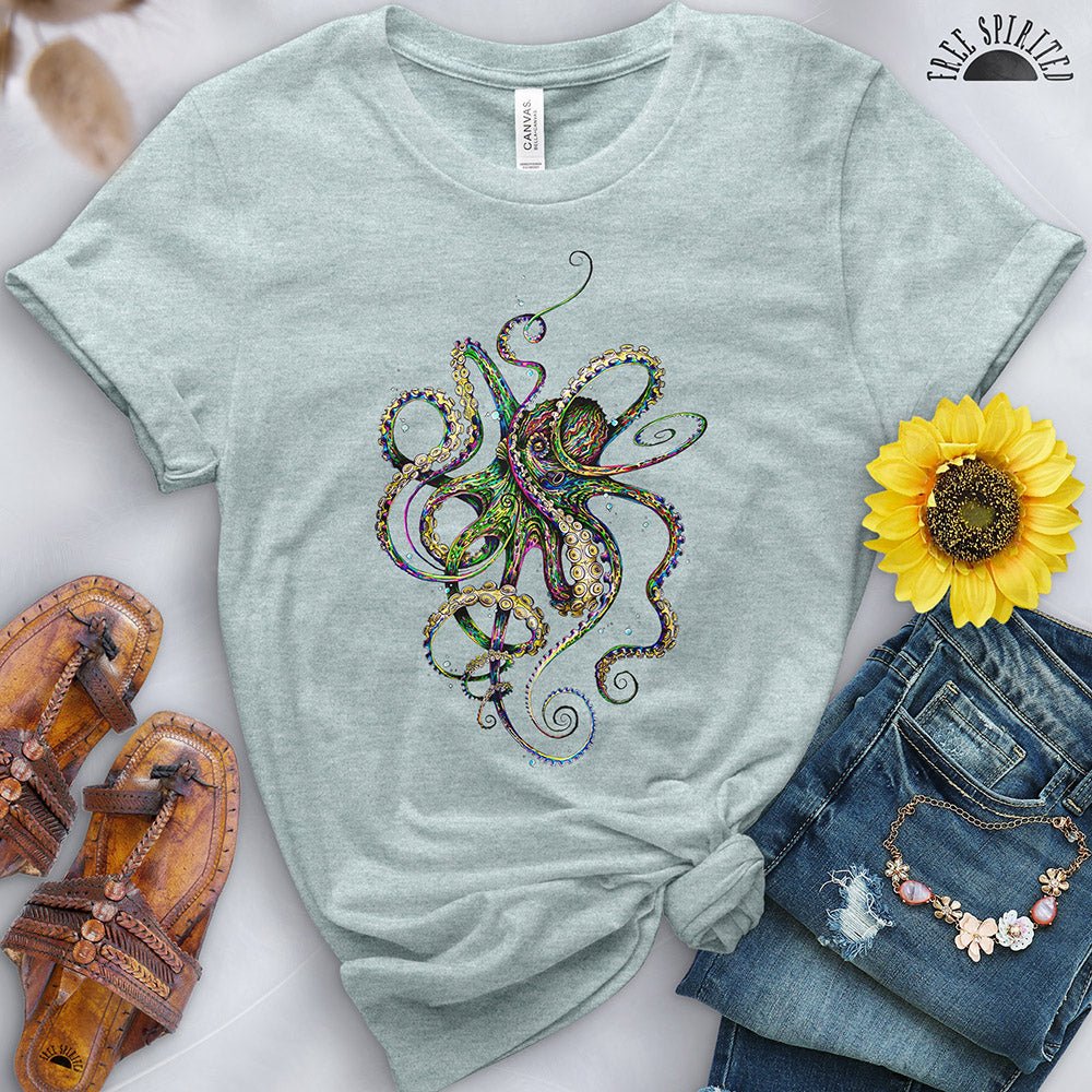 Psychedelic Octopus Tee - Image 7
