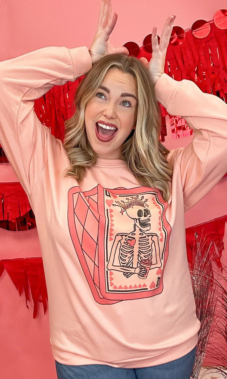 Queen of Hearts Graphic Sweatshirt - Image 3