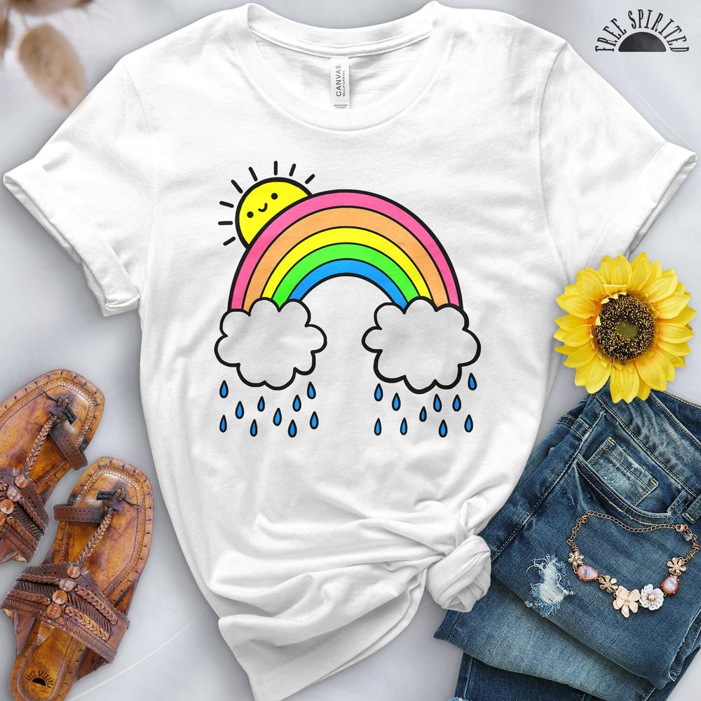 Rainbow Above the Clouds Tee - Image 3