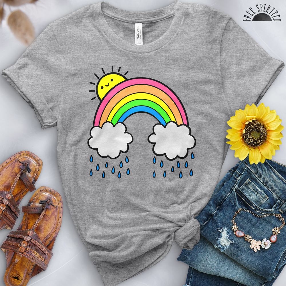 Rainbow Above the Clouds Tee - Image 4