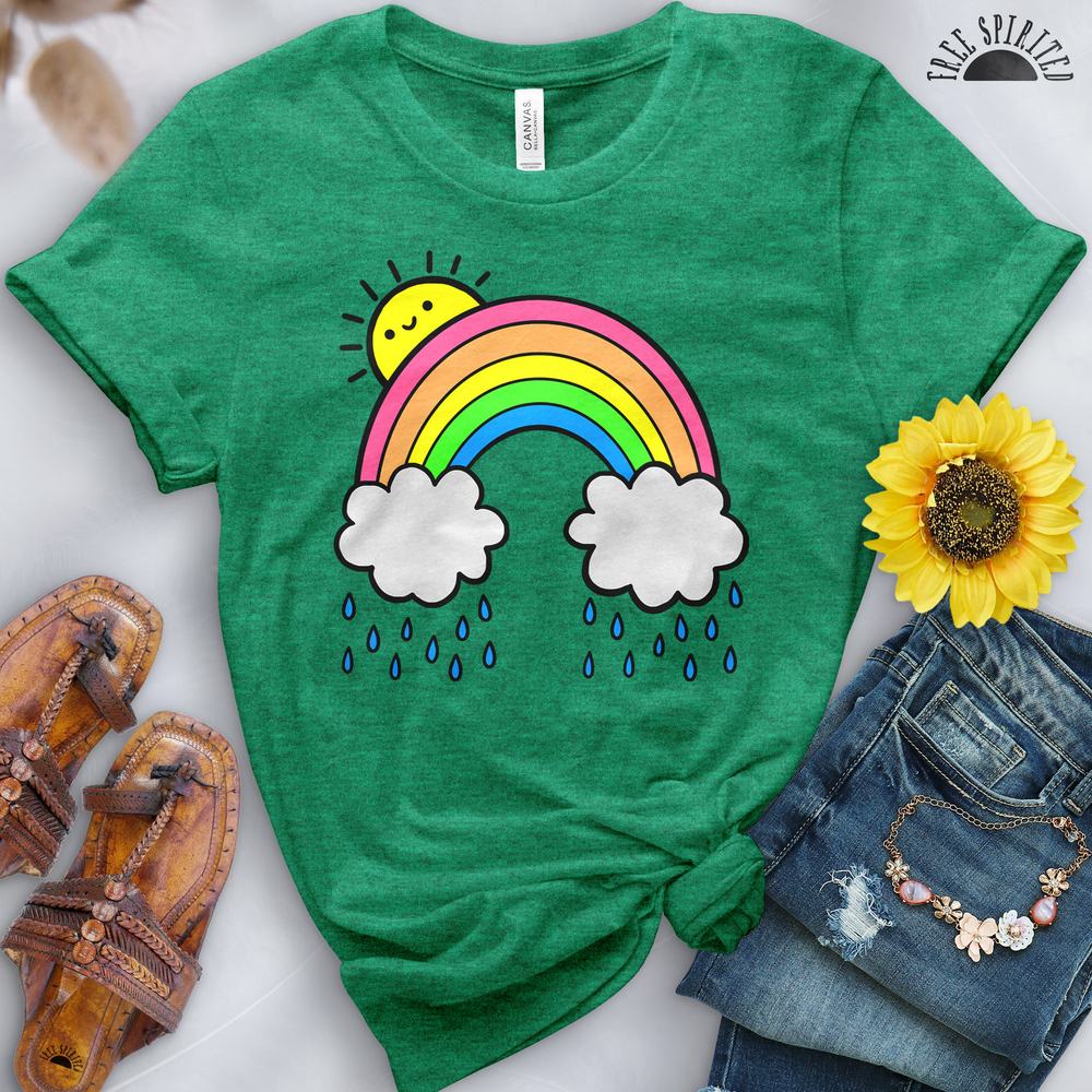 Rainbow Above the Clouds Tee - Image 6