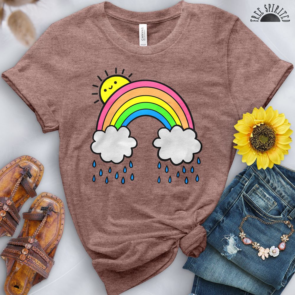 Rainbow Above the Clouds Tee - Image 7