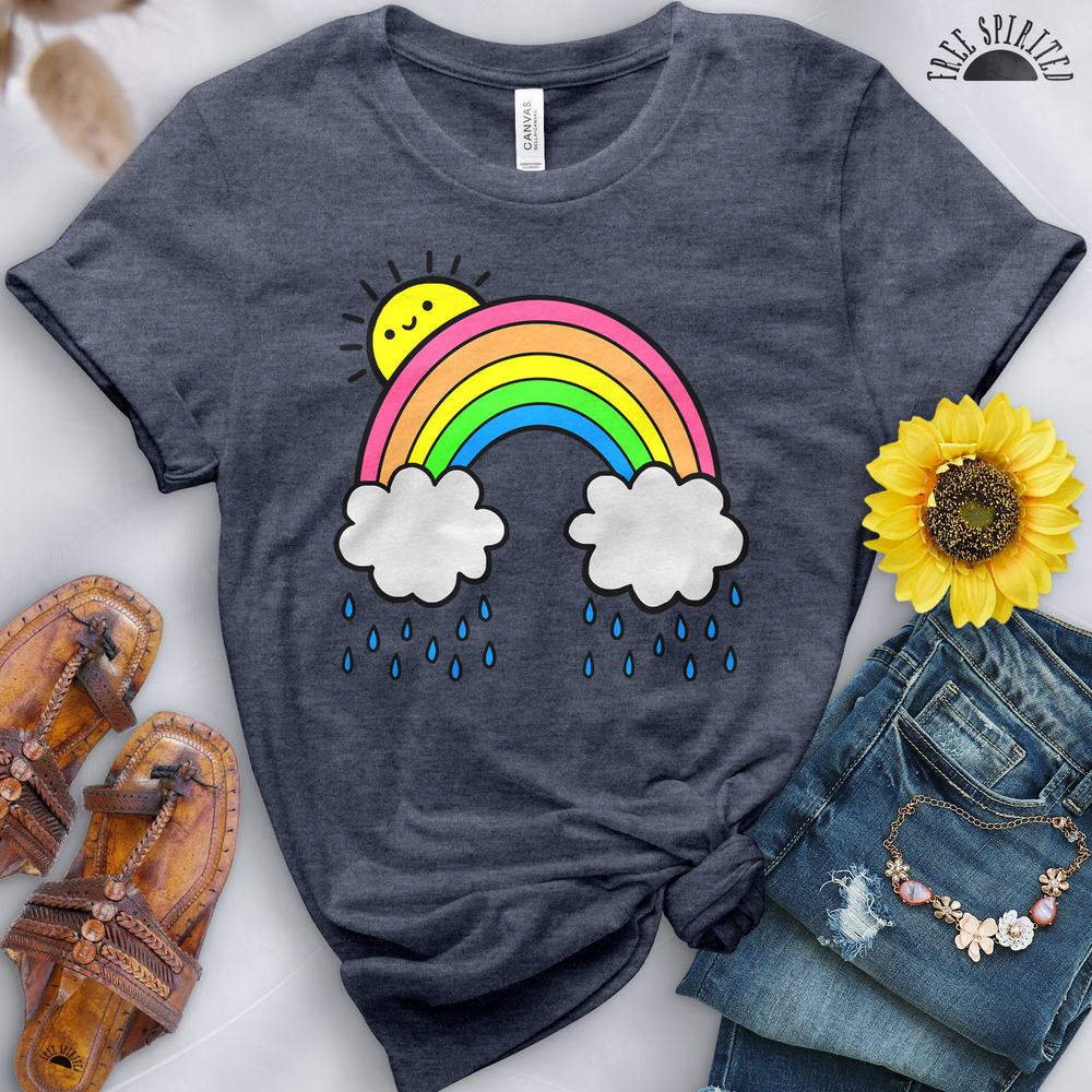 Rainbow Above the Clouds Tee - Image 8