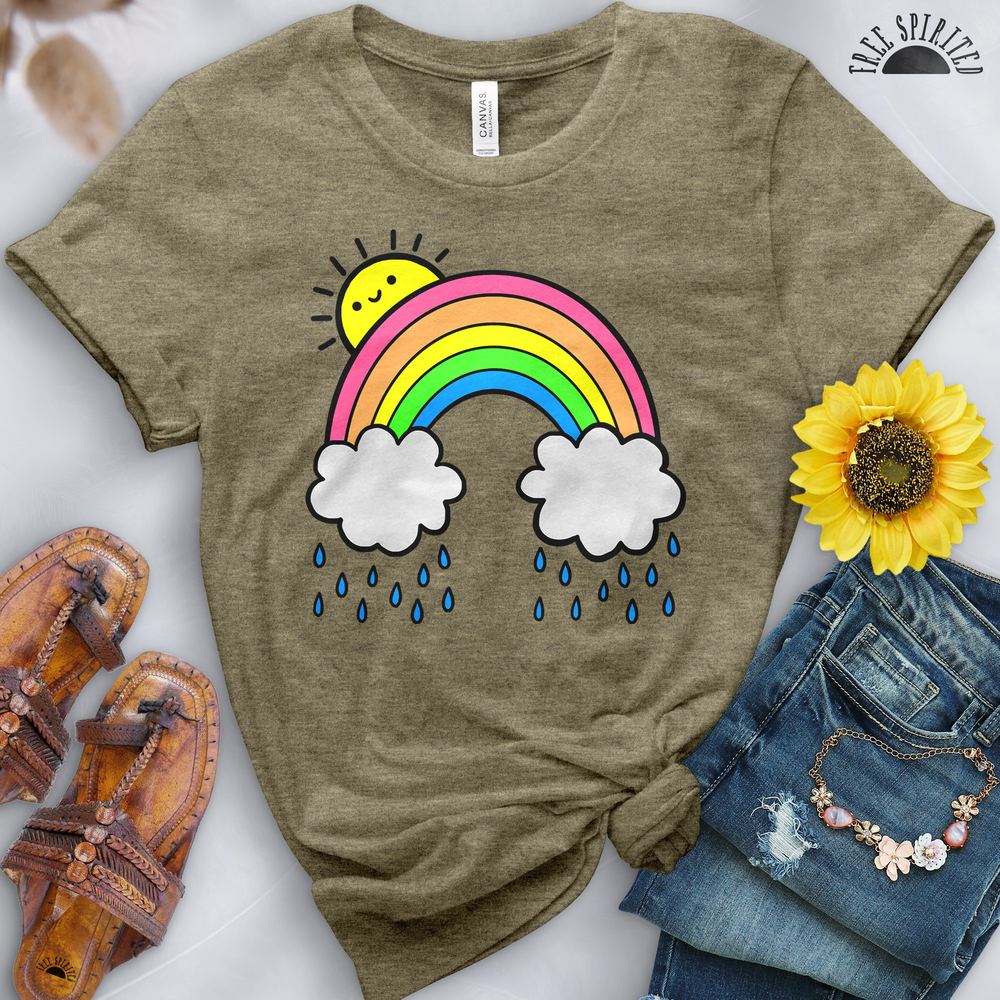 Rainbow Above the Clouds Tee - Image 9