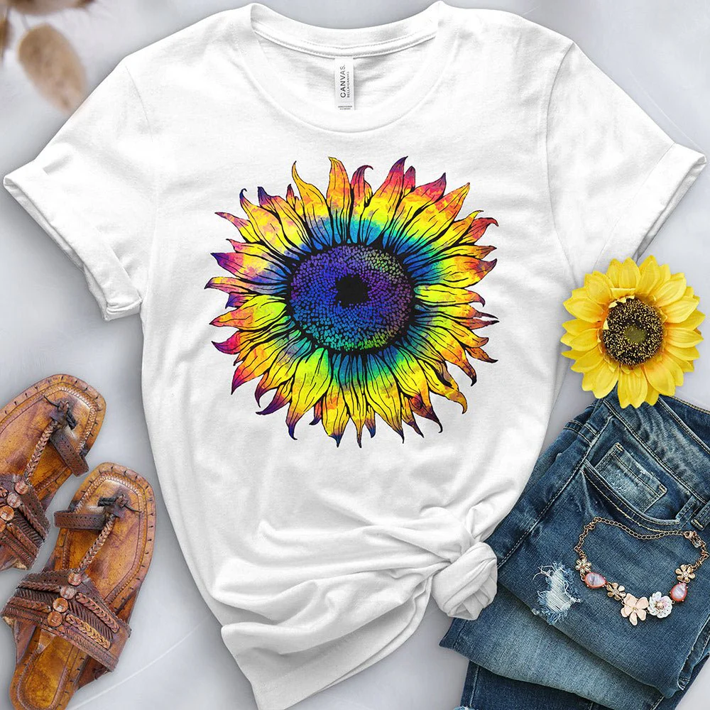 Rainbow Sunflower Tee - Image 2