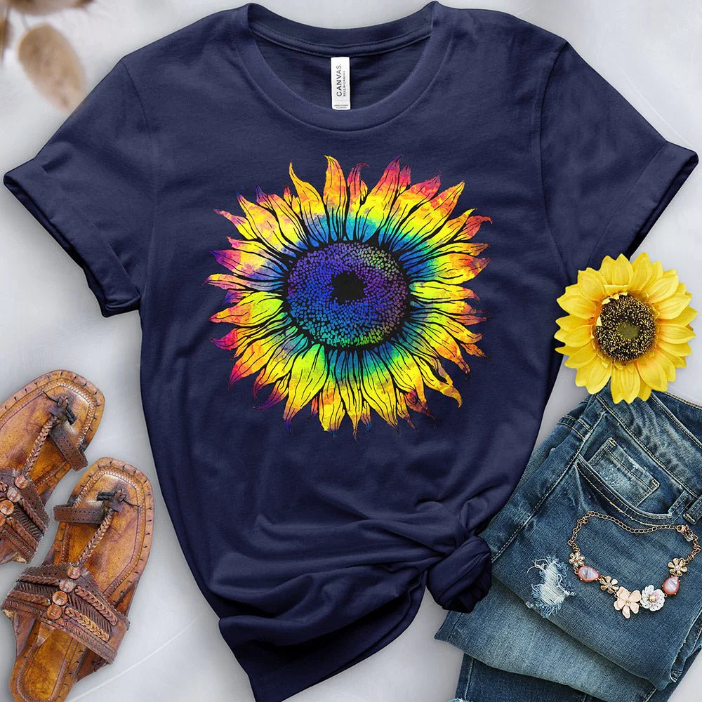 Rainbow Sunflower Tee - Image 3