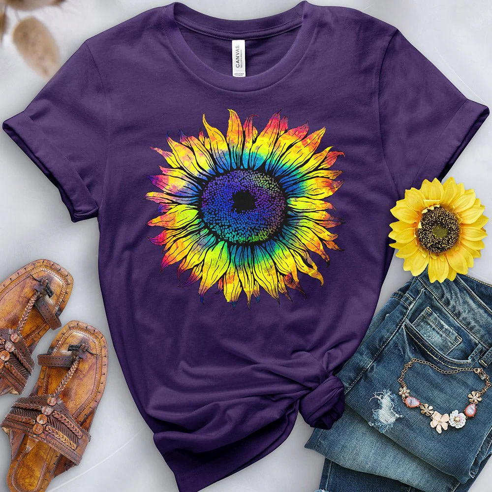 Rainbow Sunflower Tee - Image 4