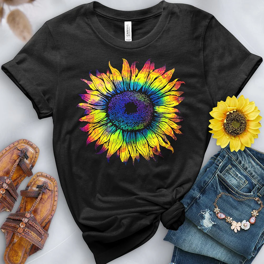 Rainbow Sunflower Tee - Image 9