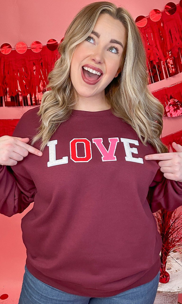 Soft Chenille Love Sweatshirt - Image 4