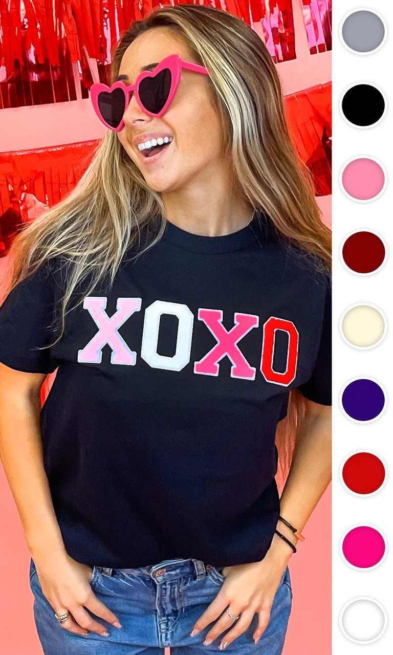 Soft Chenille XOXO T-Shirt - Image 6