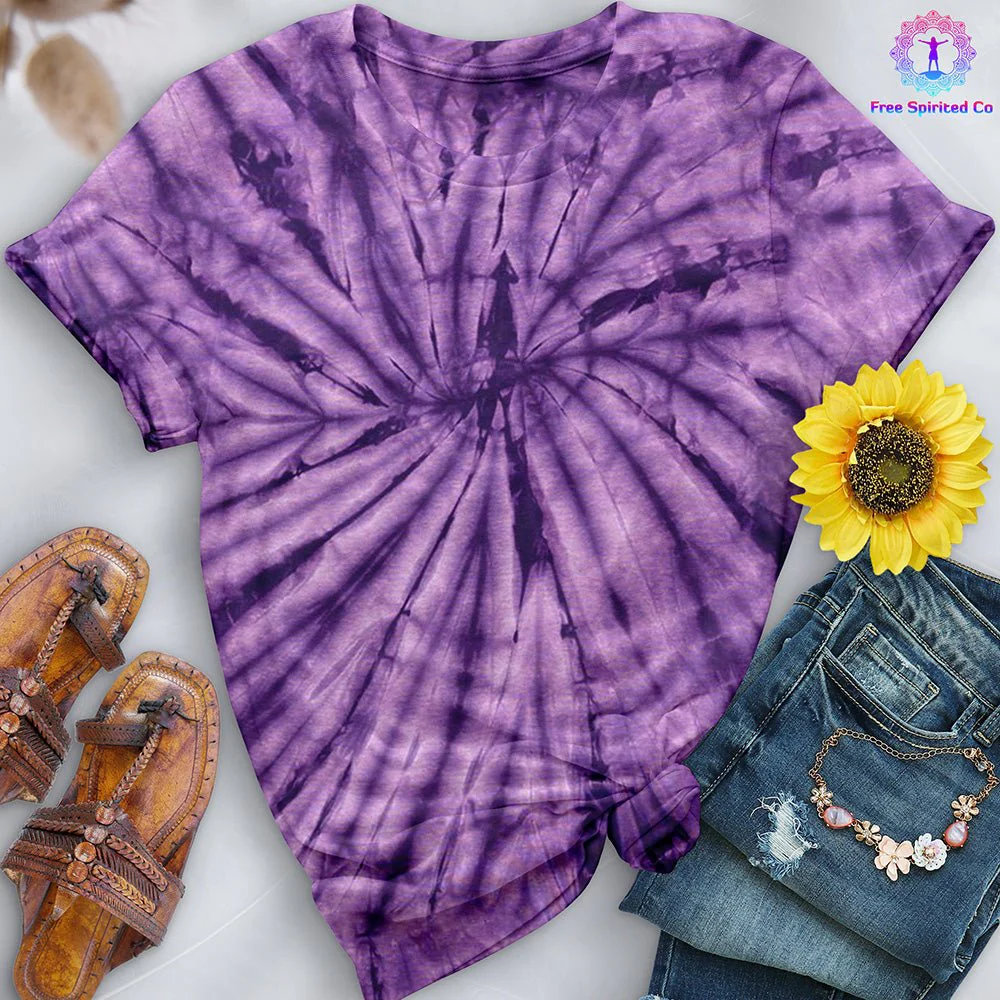 Spider Purple Premium Hand-Dyed Comfort Shirt