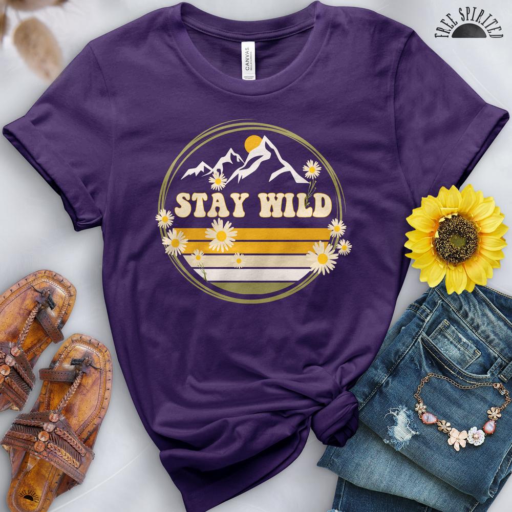 Stay Wild Mountain Tee - Image 2