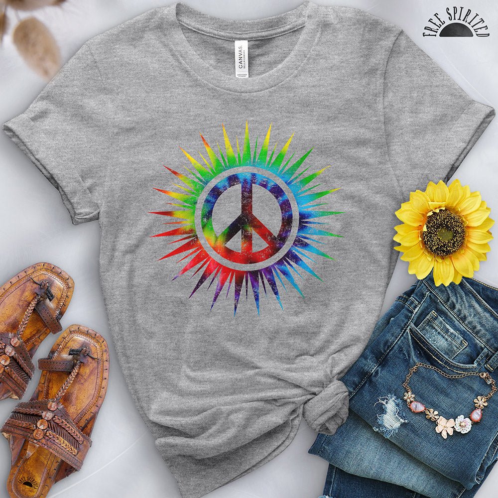 Tie Dye Peace Sign Tee - Image 3