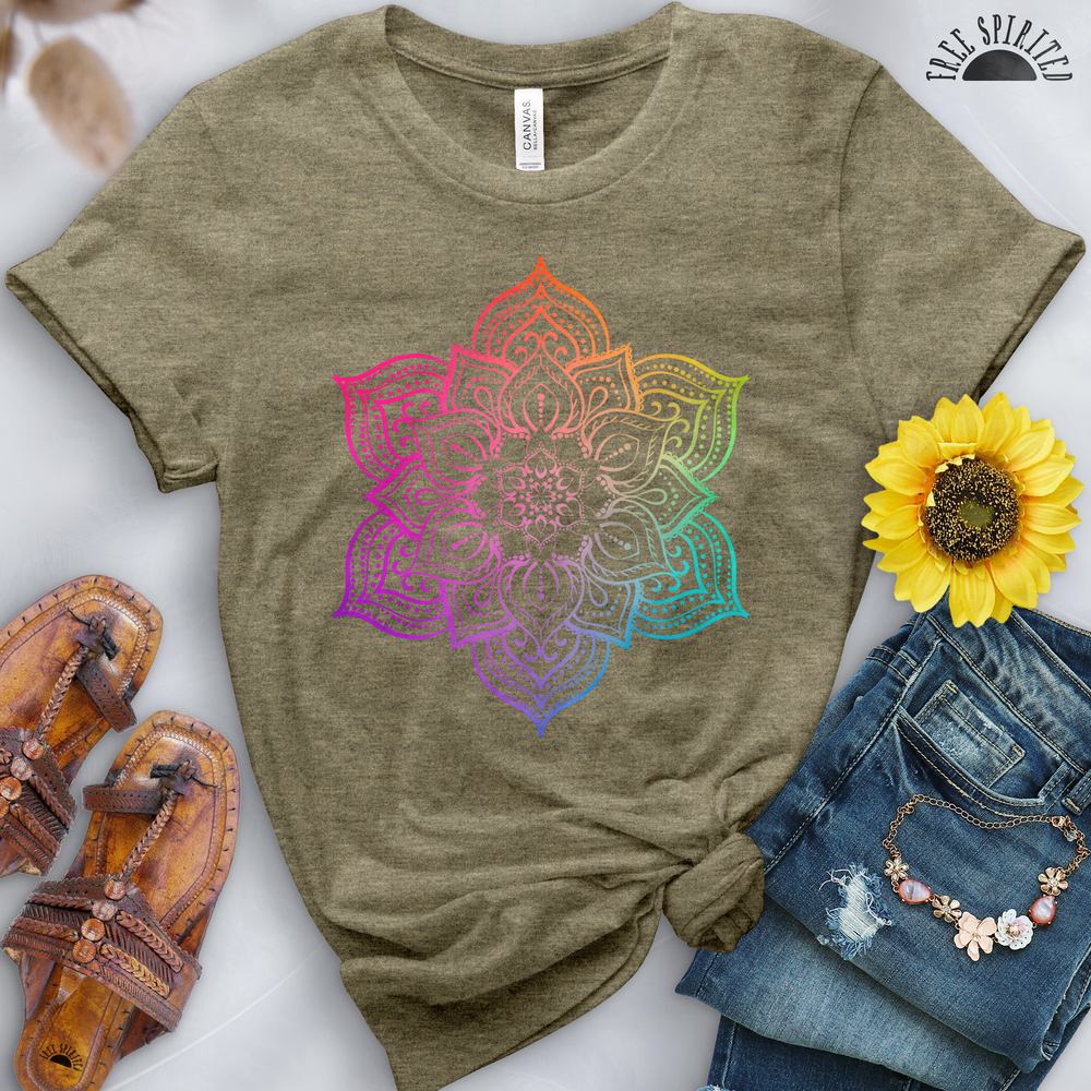 Warm Mandala Tee - Image 9