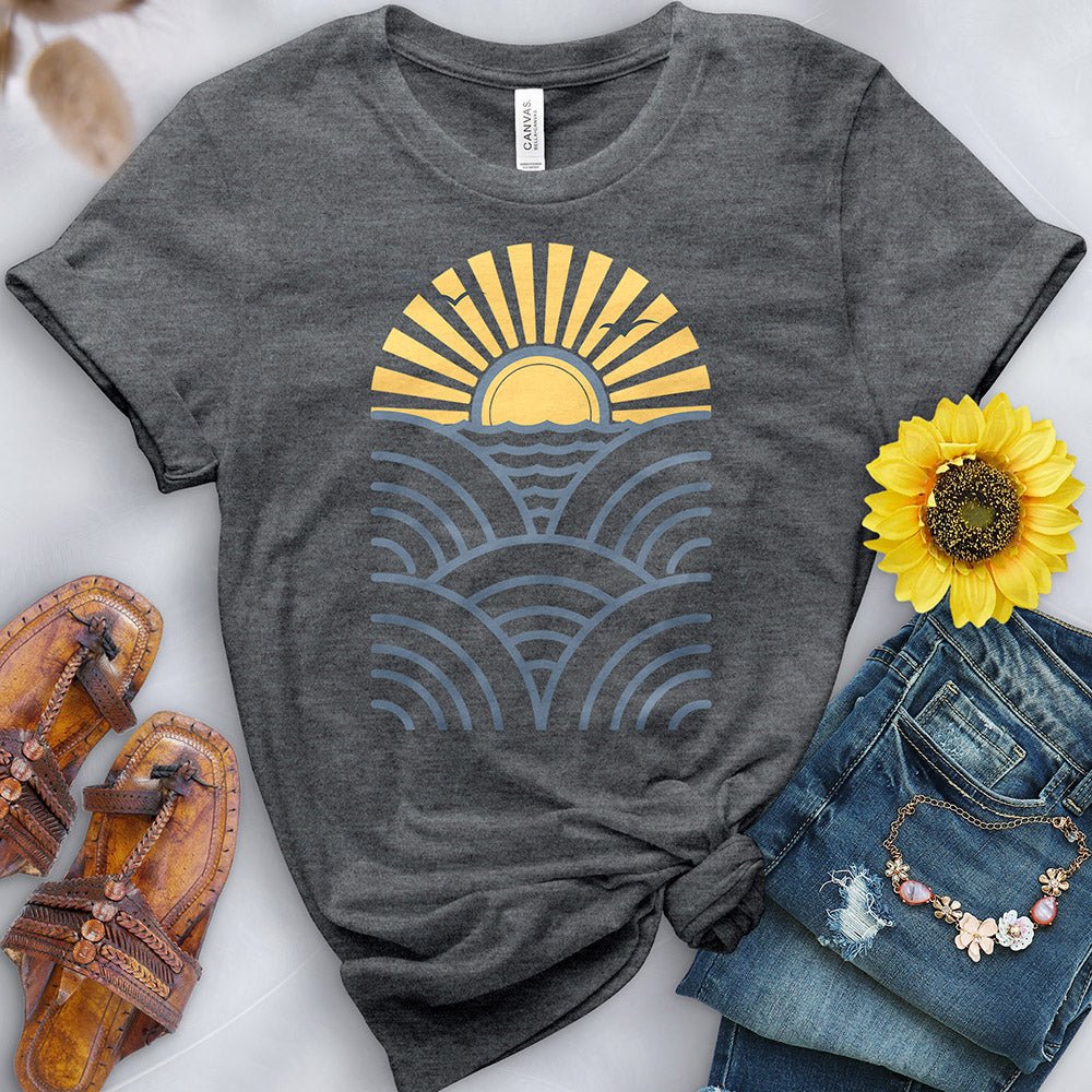 Wave Sunset Tee - Image 3