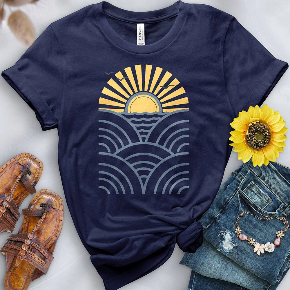 Wave Sunset Tee - Image 5