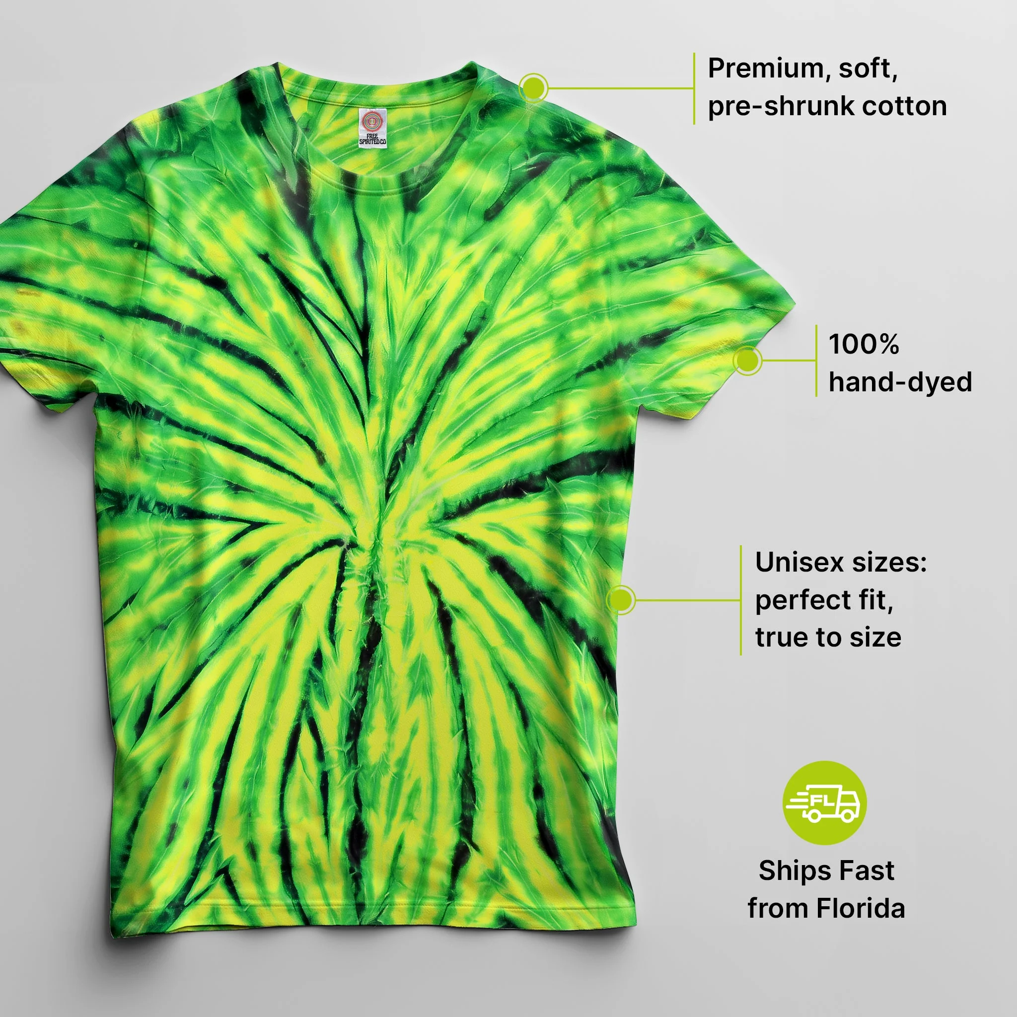Wild Spider Premium Hand-Dyed Comfort Shirt - Image 2