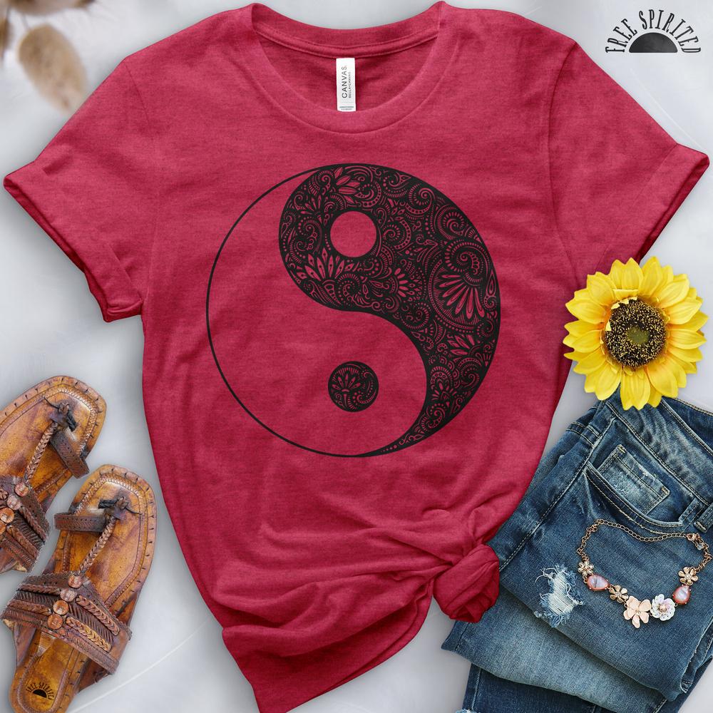 Yin Yang Flowers Tee - Image 11