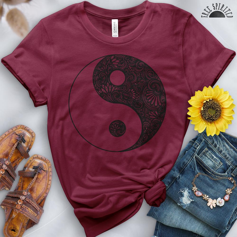 Yin Yang Flowers Tee - Image 13