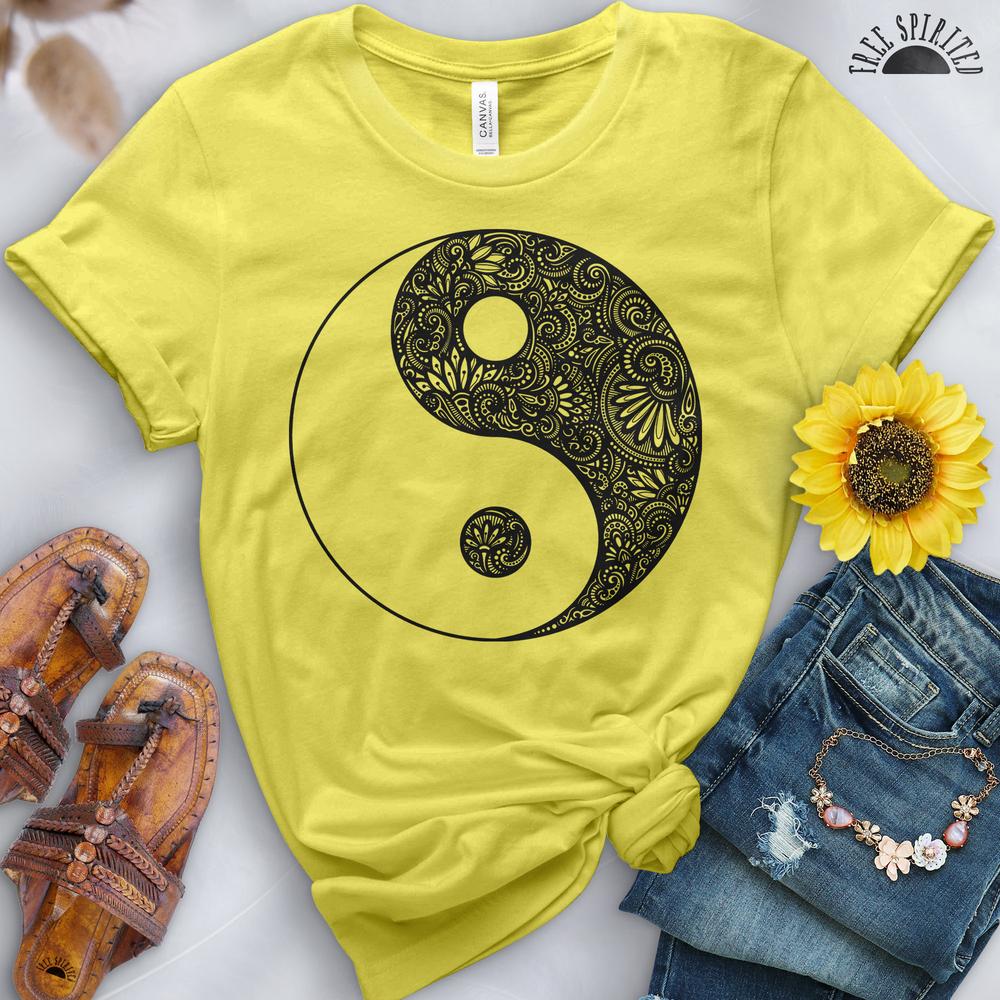 Yin Yang Flowers Tee - Image 4